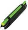 Hiviz M200 M-Series Shotgun Sight Ultra Narrow Magnetic/Snap-On Fiber Optic Front Green/Red Black                       