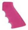 Hogue 15007 AR-15 Overmolded Rubber Grip W/Finger Grooves Matte Pink