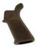 Hogue 15033 AR-15 Rubber Grip Beavertail No Finger Grooves Des Tan