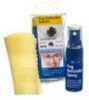 The Zeiss Fog Defender Spray Set Includes a 0.5 Oz Fog Defender Spray Bottle And 5" X 5" Fog Defender Cloth In a Pouch. There Are 48 Pouches In a Carton.