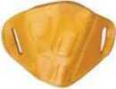 Bulldog MLTS Belt Slide Small Automatic Handgun Holster Right Leather Tan