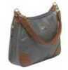 Bulldog Concealed Carrie Purse Hobo Style Gray W/Tan Trim