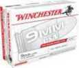 9mm Luger 115 Grain FMJ 200 Rounds Winchester Ammunition