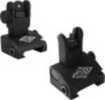Yankee Hill Quick Deploy Flip Up Front And Rear Sight Set Standard AR-15 Flat-Top Black Md: 5040