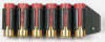 Sidesaddle Shotshell CarrierRem 870, 1100 & 11-87 - 12 Ga - 6-ShotHytrel Polymer Shell Carrier Attached To An Aluminum Mounting Plate - InstAlls Directly On The Shotgun Receiver - All Mounting screws ...