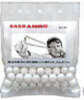 1/2" White Tracer Marbles 72 Count - reflects The Light rays Back To Your Eyes Best Helping