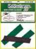 3 Color Strips:?Green, Brown, Black. Lightweight, Waterproof, 50% More Quiet, Scent Free And Clinging Seed Proof. Easy To Follow instructiOns On Package.