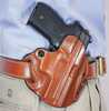 DESANTIS Speed Scabbard HOLSTR RH OWB Leather for Glock 48 Tan