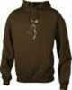 Browning MEN'S HOODIE Chestnut/Camo Small With Buck Mark Logo