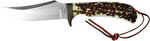 Uncle Henry Old 1100035 Next Gen Staglon 4.25" Skinner Plain Satin Stainless Steel Blade Handle Features
