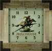 Rivers Edge Winchester Rider 24" Wood Frame Clock
