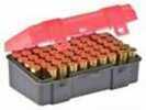 Plano Ammunition Box Holds 50 Rounds of .41 Mag/.44 Mag/.45 LC Handgun Charcoal/Rose 6 Pack 1226-50