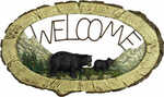 Rivers Edge Bear Welcome Sign 1380