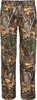 Material: Polyester Color: Realtree Edge Size: Youth X-Large Type: PANTS Other FEATURES:: Quiet Soft Polyester Brushed TRICOT Fabric,Rain Blocker Waterproof Membrane,S3 Anti- Microbial Finish PREVENTS...
