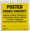 Allen Posted No Trespassing Sign 12 Pack