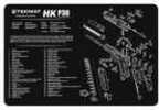 TEKMAT Armorers Bench Mat 11"X17" Heckler & Koch P30