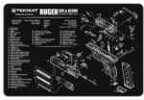 TekMat Ruger® LC9 Pistol Mat 11"x17" Black Finish 17-Ruger®LC9