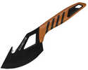Allen Hunting Knife W/ Gut Hook Orange/Black Handle