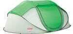 Coleman 4-Person Pop-Up Tent (Green/White)