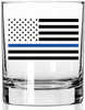 2 Monkey Whiskey Glass Thing Blue Flag (Police Flag)