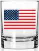 2 Monkey Whiskey Glass American Flag