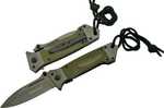 Blade Material: Stainless Steel Number Of BLADES: 1 Blade Length: 3.5" Handle Material: G-10 Composite Handle Color: O.D. Green Open Length: 8.5000 Closed Length: 5.0000 Weight: 0.3000 Other FEATURES:...