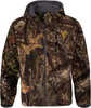 Browning Wasatch Fleece Jacket Mosg Blades With Hood Large