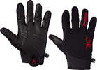 Browning BG Ace Shooting Gloves Small Black/Red Trim