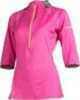 Browning WOMEN'S L.Sleeve Pullover Medium 1/2 Zip Pink/Camo