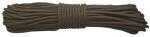 Type/Color: Parachute Cord/Olive Drab Size/Finish: 100 Feet Material: 7 Strand Nylon Other FEATURES:: 7 Strand Nylon 550 Lbs Of Minimum Break Strength Made In The U.S.A.
