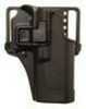 BLACKHAWK! SERPA CQC Concealment Holster with Belt and Paddle Attachment Fits Glock 42 Right Hand Matte 410567BK-R