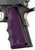 Hogue Grips Colt Govt Model W/Finger GROOVES Purple