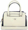 Type/Color: Classic Handbag/Cream Size/Finish: 13"W X 10H" X 4D" Material: Vegan Leather LADIES: Y Other FEATURES:: CCW Compartment LOCATED In Front. Holds A Full Size Gun CCW Compartment 12"W X 7"H M...