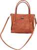 Type/Color: Open Tote/Brown Size/Finish: 15"W X 12H" X 6D" LADIES: Y Other FEATURES:: CCW Compartment 13"W X 9"H 1 Large Zipper Pocket 2 Open Phone Pockets Reinforced Bottom W/ 4 Metal Feet Other FEAT...