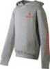Browning YOUTH'S HOODIE Heather Gray Large W/Logo SLEEVES