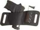 VERSACARRY Leather Mag Holder Double Stack W/ Flex Vent Black
