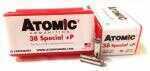 Atomic Ammunition Is Proud To Produce This Load For All Of You folks With a 38 Special Or 357 Magnum Revolver.  It features a 148 Grain Lead Hollow based Wadcutter, Loaded Upside Down In a New, "Ducta...
