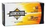 38 Special 125 Grain Full Metal Jacket 50 Rounds Armscor Ammunition