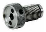 A unique knurled head requires no tools for easy removal in just 3 full rotations. It incorporates a built in 209 holder. The flat face and heavy duty O-ring provide reliable ignition and reduced blow...
