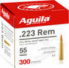 Caliber: .223 Remington Bullet Type: Full Metal Jacketed Bullet Weight In GRAINS: 55 GRAINS Cartridges Per Box: 300.0000 Boxes Per Case: 4.0000 RELOADABLE: Y