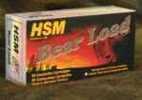 Loaded with 15 Brinell Hard-Cast Gas-Checked lead bullets HSM’s ‘Bear Load’ ammunition is for those situations where you want the maximum penetration to stop game NOW! - Cartridge: 357 Magnum - Descri...