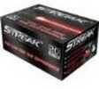 Streak's Exclusive patented Technology Allows The Shooter To visually See The projectile's Path Towards Its Target. Streak rounds Are Non-Incendiary, They Do Not Generate Heat So They Are Safe To Use ...