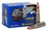 7.62X39mm 125 Grain Soft Point 500 Rounds Silver Bear Ammunition