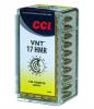 Caliber: 17 HMR - Bullet Weight (gr): 17 - Bullet Type: VNT - Box Count: 50 - Speer® VNT™ bullet design - Very thin jacket combined with precision-built polymer tip - Devastating terminal effect on va...