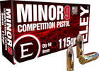 Other FEATURES:: Competition Pistol Full-Bore Ammunition Caliber: 9MM Luger (9X19,9MM PARABELUM) Bullet Type: Full Metal Jacketed Bullet Weight In GRAINS: 115 GRAINS Cartridges Per Box: 50.0000 Boxes ...