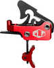 Type/Color: All AR PLATFORMS Curved Size/Finish: Red Material: Alloy/Steel Other FEATURES:: Fully Adjustable 2.75-7# Pull, Specifically Developed For AR 15, Drop Safe, Double/Double ROSION Hammer Spri...