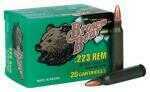 Other FEATURES:: LACQUERED Steel Case 2923 Fps Bi-Metal Bullet Jacket Berdan Primed  Caliber: .223 Remington Bullet Type: Jacketed Hollow Point Bullet Weight In GRAINS: 62 GRAINS Cartridges Per Box: 2...