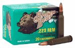 223 Rem 62 Grain Soft Point 20 Rounds BEAR Ammunition 223 Remington