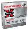 Gauge: .410 Bore Length In INCHES: 2.5 Dram Or Velocity: 1300 Fps. OUNCES Of Shot: 3-Pellets Shot Size: 000 Buckshot SHELLS Per Box: 5 Boxes Per Case: 50
