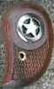 Material: Laminated Wood Color: Rosewood Finger GROOVES Y/N: No CHECKERING: Yes Other FEATURES:: With Silver Metallic Star